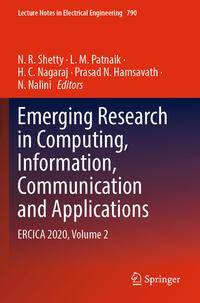 Emerging Research in Computing, Information, Communication and Applications av L. M. Patnaik