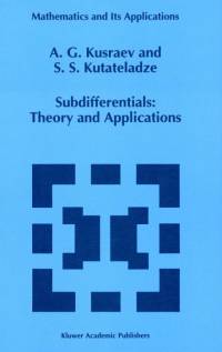 Subdifferentials av A G Kusraev
