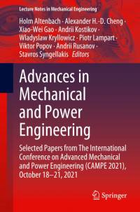 Advances in Mechanical and Power Engineering av Holm Altenbach