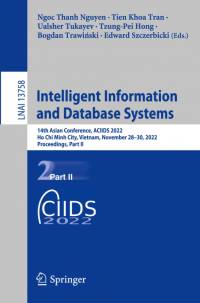 Intelligent Information and Database Systems av Ngoc Thanh Nguyen