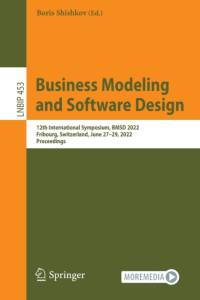 Business Modeling and Software Design av Boris Shishkov