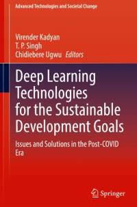 Deep Learning Technologies for the Sustainable Development Goals av Virender Kadyan