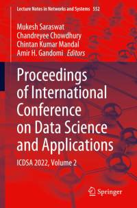 Proceedings of International Conference on Data Science and Applications av Mukesh Saraswat
