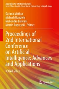 Proceedings of 2nd International Conference on Artificial Intelligence: Advances and Applications av Garima Mathur