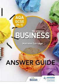 Surridge, M: AQA GCSE (9-1) Business Third Edition Answer Gu av Malcolm Surridge