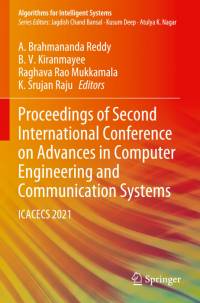Proceedings of Second International Conference on Advances in Computer Engineering and Communication Systems av A. Brahmananda Reddy