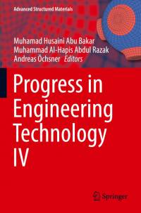 Progress in Engineering Technology IV av Muhamad Husaini Abu Bakar