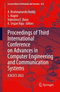 Proceedings of Third International Conference on Advances in Computer Engineering and Communication Systems av A. Brahmananda Reddy