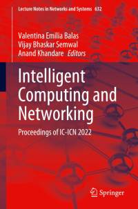 Intelligent Computing and Networking av Valentina Emilia Balas