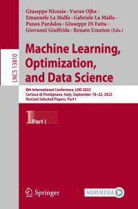 Machine Learning, Optimization, and Data Science av Giuseppe Nicosia