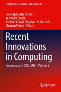 Recent Innovations in Computing av Pradeep Kumar Singh
