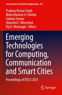 Emerging Technologies for Computing, Communication and Smart Cities av Pradeep Kumar Singh