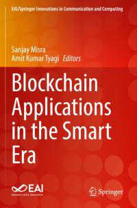 Blockchain Applications in the Smart Era av Amit Kumar Tyagi