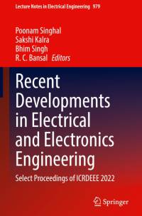 Recent Developments in Electrical and Electronics Engineering av Poonam Singhal