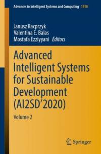 Advanced Intelligent Systems for Sustainable Development (AI2SD¿2020) av Janusz Kacprzyk
