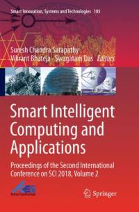 Smart Intelligent Computing and Applications av Suresh Chandra Satapathy