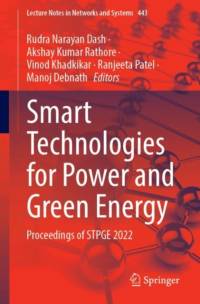 Smart Technologies for Power and Green Energy av Rudra Narayan Dash