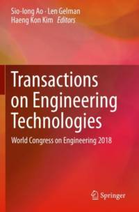 Transactions on Engineering Technologies av Sio-Iong Ao