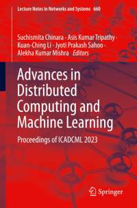 Advances in Distributed Computing and Machine Learning av Kuan-Ching Li