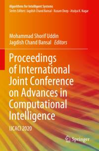 Proceedings of International Joint Conference on Advances in Computational Intelligence av Mohammad Shorif Uddin