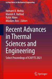Recent Advances in Thermal Sciences and Engineering av Hemant B. Mehta