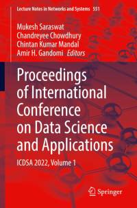 Proceedings of International Conference on Data Science and Applications av Mukesh Saraswat