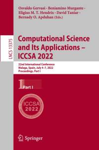Computational Science and Its Applications ¿ ICCSA 2022 av David Taniar
