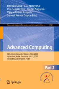 Advanced Computing av Deepak Garg