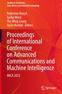 Proceedings of International Conference on Advanced Communications and Machine Intelligence av Rajkumar Buyya