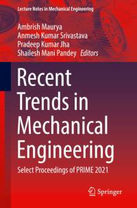 Recent Trends in Mechanical Engineering av Ambrish Maurya