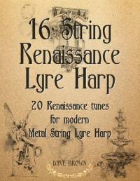 16 String Renaissance Lyre Harp av Dave Brown