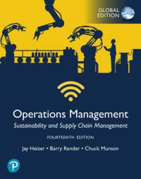 Operations Management: Sustainability and Supply Chain Management, Global Edition av Barry Render