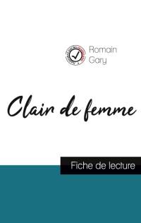 Clair de femme de Romain Gary (fiche de lecture et analyse complète de l'oeuvre) av Romain Gary