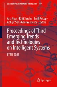 Proceedings of Third Emerging Trends and Technologies on Intelligent Systems av Arti Noor