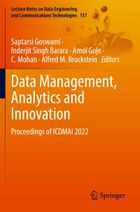 Data Management, Analytics and Innovation av Saptarsi Goswami