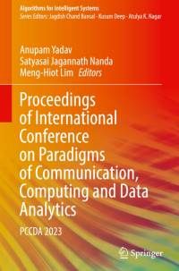 Proceedings of International Conference on Paradigms of Communication, Computing and Data Analytics av Anupam Yadav