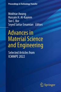 Advances in Material Science and Engineering av Mokhtar Awang
