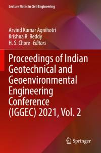 Proceedings of Indian Geotechnical and Geoenvironmental Engineering Conference (IGGEC) 2021, Vol. 2 av Arvind Kumar Agnihotri