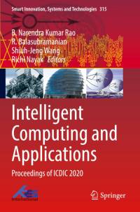 Intelligent Computing and Applications av B. Narendra Kumar Rao