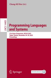 Programming Languages and Systems av Chung-Kil Hur
