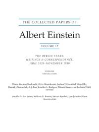 The Collected Papers of Albert Einstein, Volume 17 (Translation Supplement) av Albert Einstein