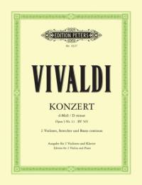 Konzert für 2 Violinen, Streicher und Basso continuo d-moll op. 3 Nr. 11 RV 565 av Antonio Vivaldi