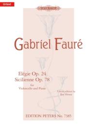 Elégie c-Moll op. 24 · Sicilienne g-Moll op. 78 av Gabriel Faure