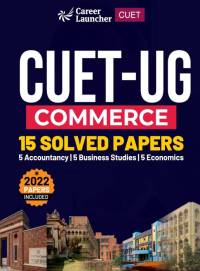 CUET-UG 2022-23 Commerce - 15 Solved Papers - (5 Accountancy / 5 Business Studies / 5 Economics) av Gkp
