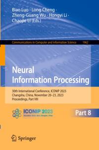 Neural Information Processing av Biao Luo