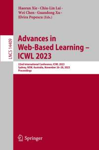 Advances in Web-Based Learning ¿ ICWL 2023 av Haoran Xie