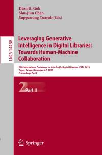 Leveraging Generative Intelligence in Digital Libraries: Towards Human-Machine Collaboration av Dion H. Goh
