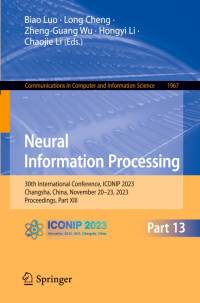Neural Information Processing av Biao Luo