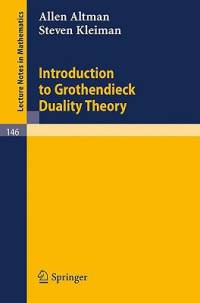 Introduction to Grothendieck Duality Theory av Steven Kleiman