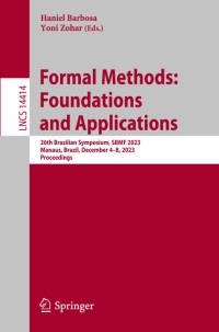 Formal Methods: Foundations and Applications av Yoni Zohar